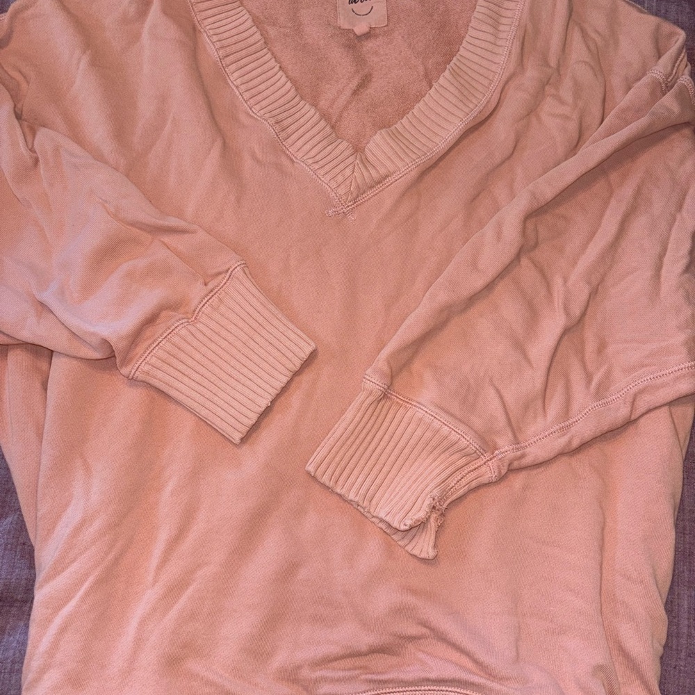 Aerie V-Neck Sweatshirt